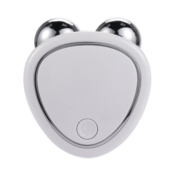 Portable Facial Micro-current Beauty Instrument For Lifting Thinning And Reducing Edema With Double Roller Massager - Image 2