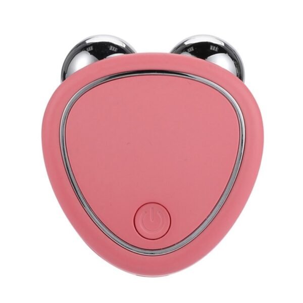 Portable Facial Micro-current Beauty Instrument For Lifting Thinning And Reducing Edema With Double Roller Massager - Image 8
