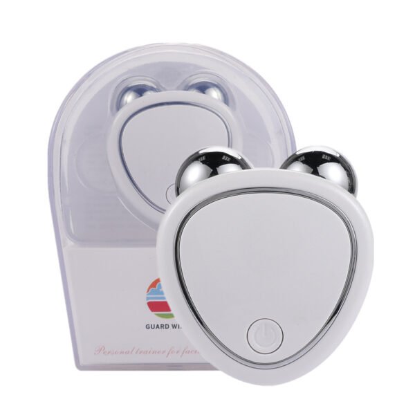Portable Facial Micro-current Beauty Instrument For Lifting Thinning And Reducing Edema With Double Roller Massager - Image 3